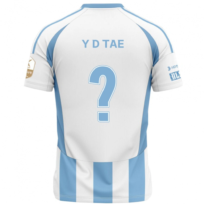Danxen Dame Do-Yoon Tae #0 Hvit Himmelsblå Bortetrøye Drakt Trøye 2025/26 Skjorter T-Skjorte