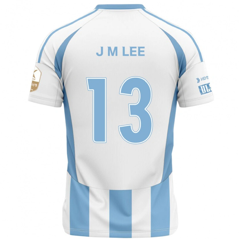 Danxen Dame Myung-Jae Lee #13 Hvit Himmelsblå Bortetrøye Drakt Trøye 2025/26 Skjorter T-Skjorte