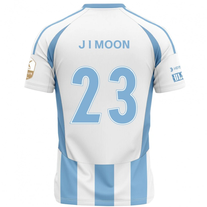 Danxen Dame Jung-In Moon #23 Hvit Himmelsblå Bortetrøye Drakt Trøye 2025/26 Skjorter T-Skjorte