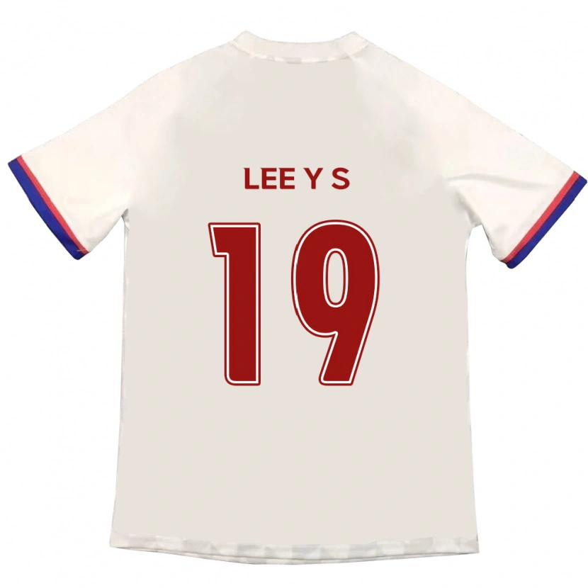 Danxen Dame Lee Young-Seo #19 Off-White Rød Bortetrøye Drakt Trøye 2025/26 Skjorter T-Skjorte