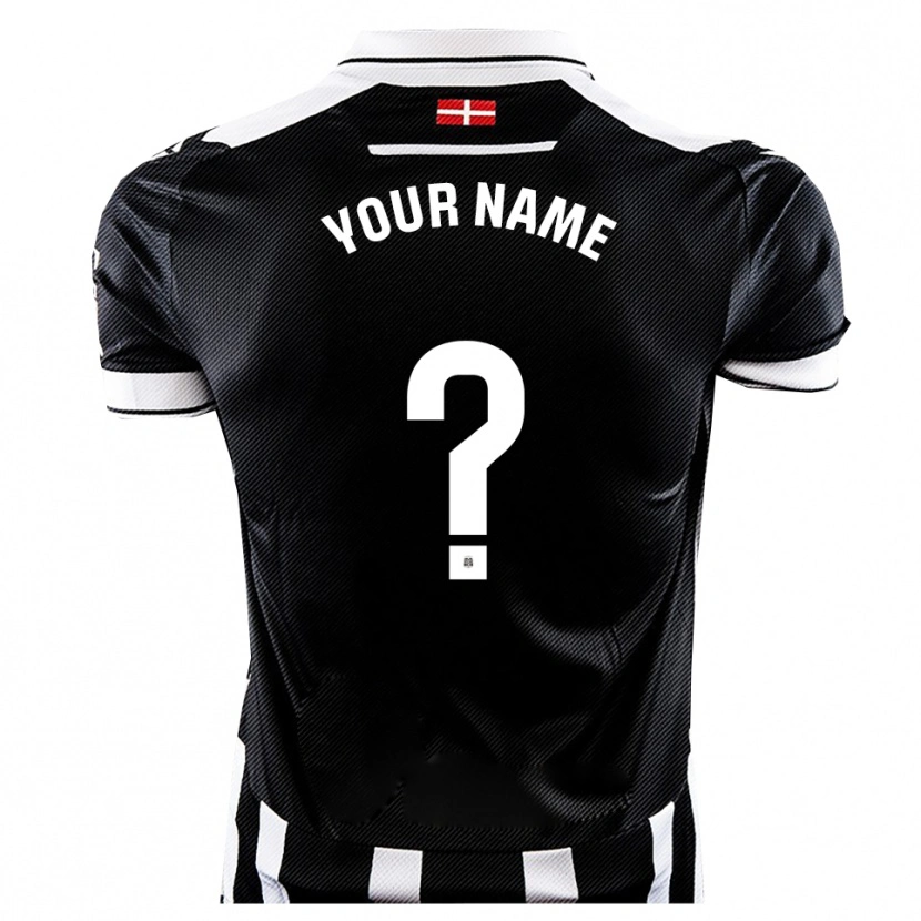Danxen Dame Navnet Ditt #0 Svart Hvit Hjemmetrøye Drakt Trøye 2025/26 Skjorter T-Skjorte