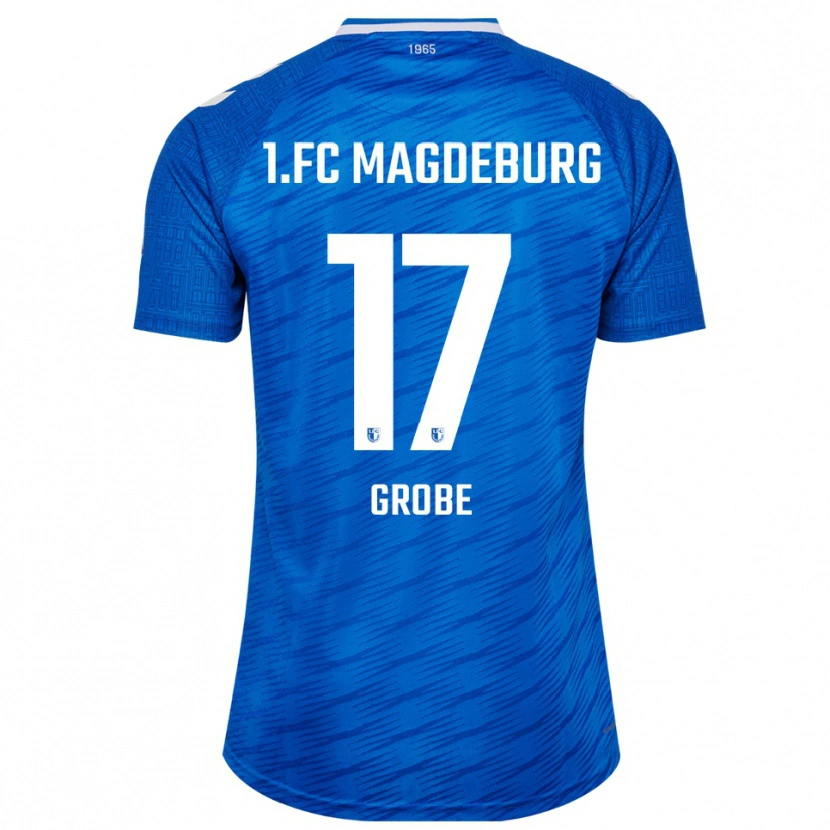 Danxen Dame Theresa Grobe #17 Blå Hvit Hjemmetrøye Drakt Trøye 2025/26 Skjorter T-Skjorte