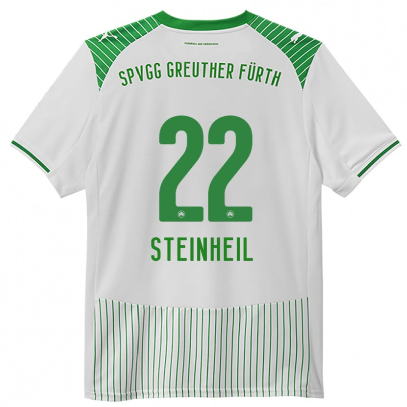 Danxen Dame Melvin Steinheil #22 Hvit Grønn Hjemmetrøye Drakt Trøye 2025/26 Skjorter T-Skjorte