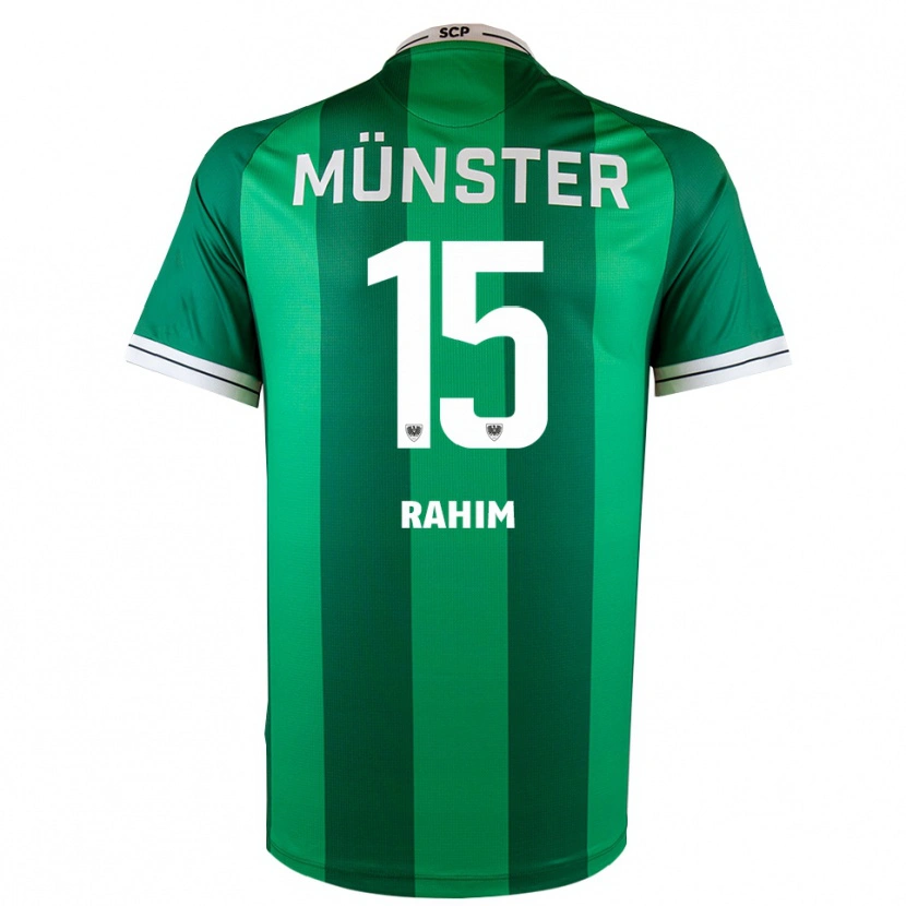 Danxen Dame David Rahim #15 Grønn Hvit Hjemmetrøye Drakt Trøye 2025/26 Skjorter T-Skjorte