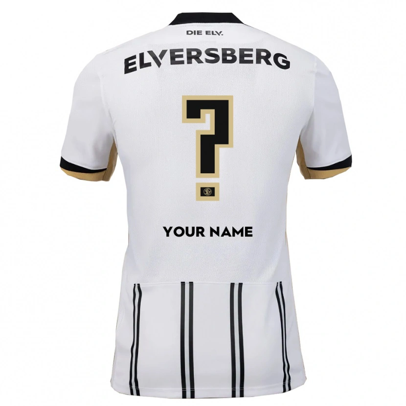 Danxen Dame Navnet Ditt #0 Hvit Svart Hjemmetrøye Drakt Trøye 2025/26 Skjorter T-Skjorte