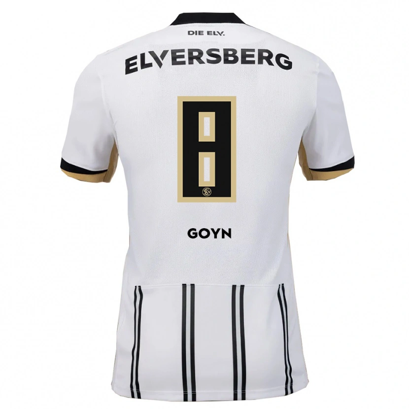 Danxen Dame Melina Goyn #8 Hvit Svart Hjemmetrøye Drakt Trøye 2025/26 Skjorter T-Skjorte