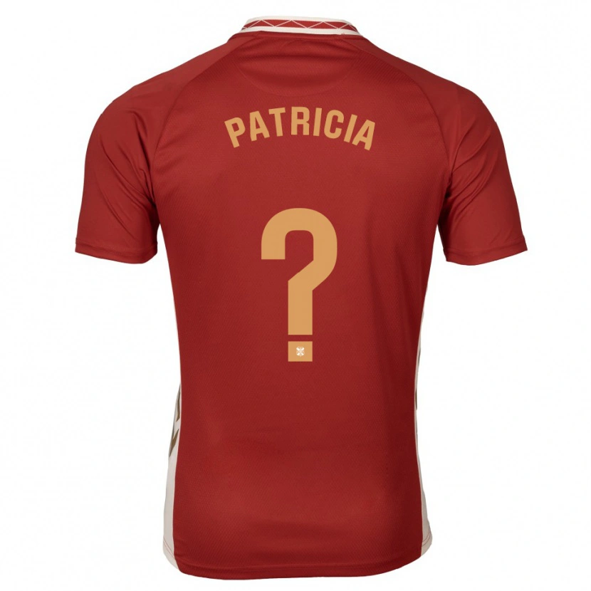 Danxen Dame Patricia Gavira Collado #0 Burgunder Gull Bortetrøye Drakt Trøye 2025/26 Skjorter T-Skjorte