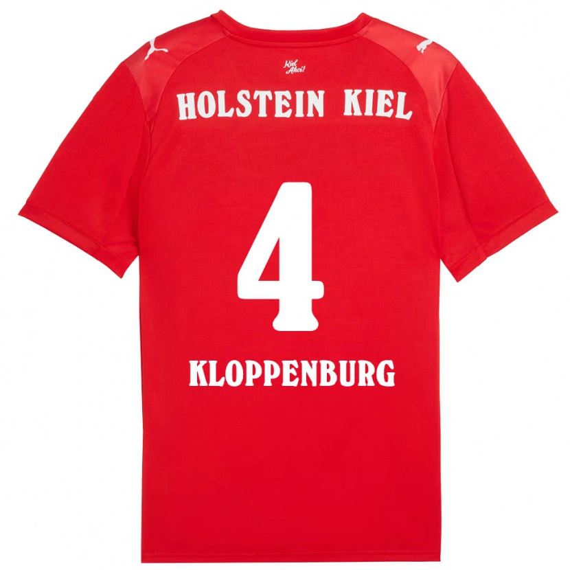 Danxen Dame Len Kloppenburg #4 Rød Blå Bortetrøye Drakt Trøye 2025/26 Skjorter T-Skjorte
