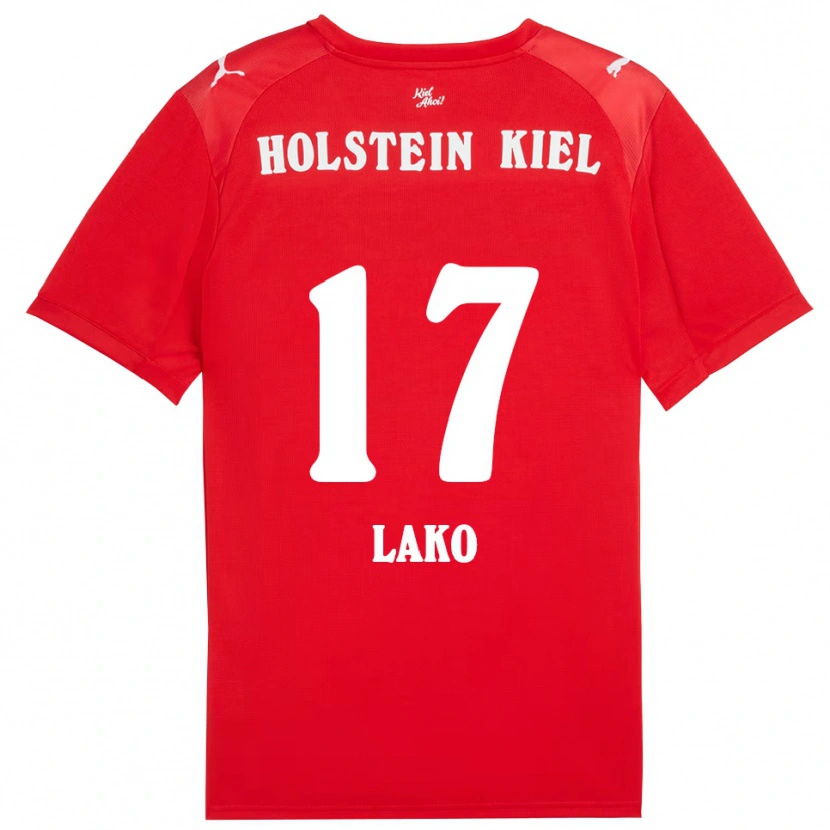 Danxen Dame Arjela Lako #17 Rød Blå Bortetrøye Drakt Trøye 2025/26 Skjorter T-Skjorte