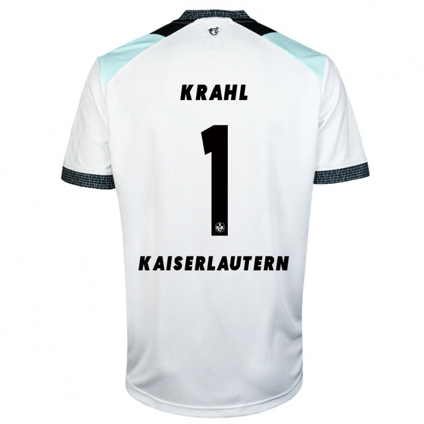 Danxen Dame Julian Krahl #1 Hvit Svart Bortetrøye Drakt Trøye 2025/26 Skjorter T-Skjorte