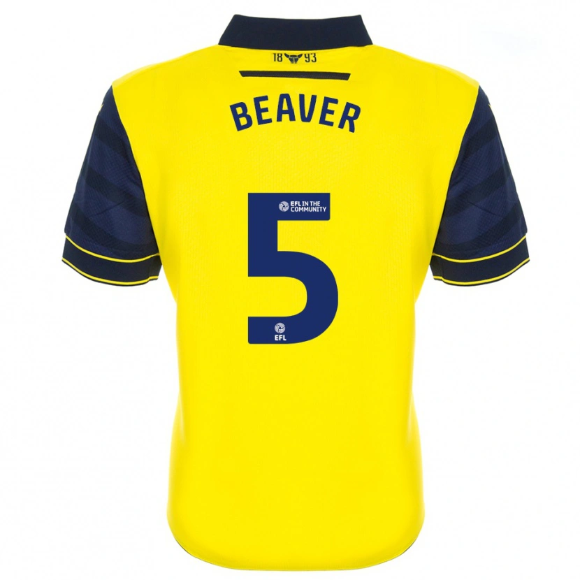 Danxen Barn Catherine Beaver #5 Gul Marine Hjemmetrøye Drakt Trøye 2025/26 Skjorter T-Skjorte