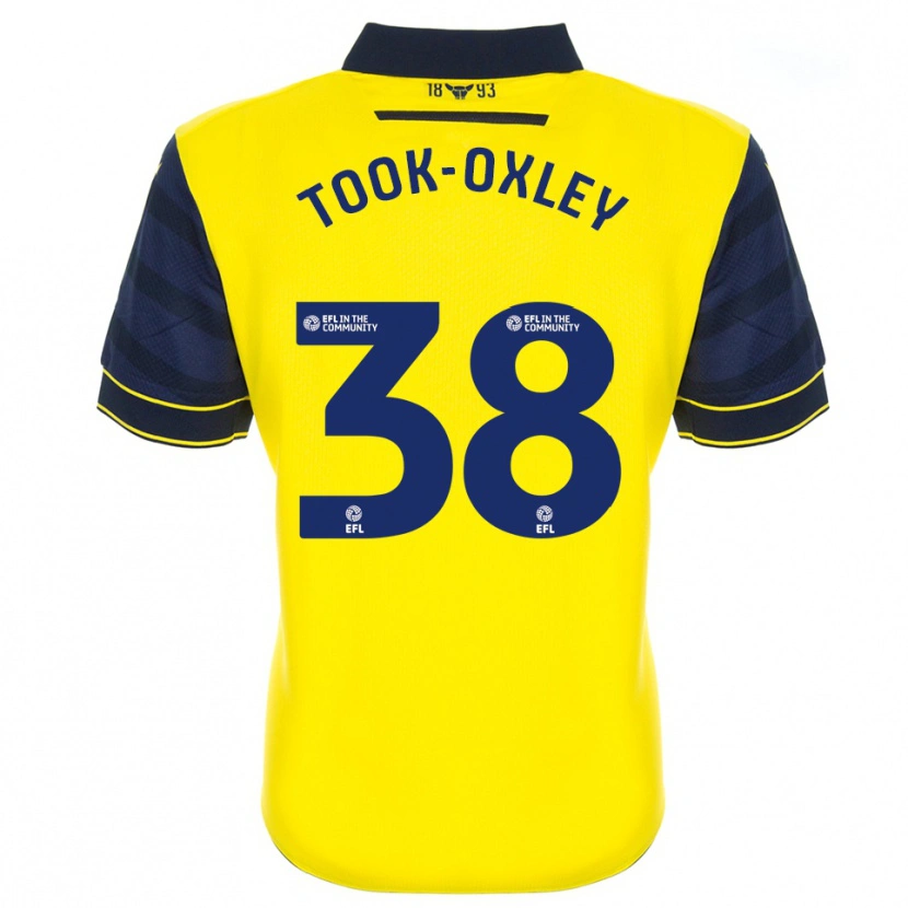 Danxen Barn Zaide Took-Oxley #38 Gul Marine Hjemmetrøye Drakt Trøye 2025/26 Skjorter T-Skjorte