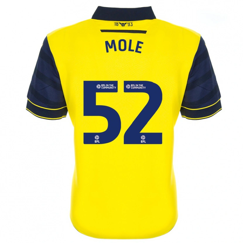 Danxen Barn Harrison Mole #52 Gul Marine Hjemmetrøye Drakt Trøye 2025/26 Skjorter T-Skjorte