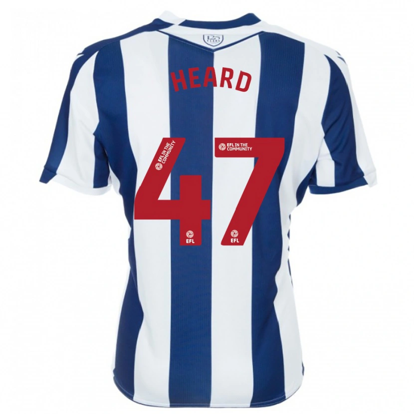 Danxen Barn Fenton Heard #47 Marine Hvit Hjemmetrøye Drakt Trøye 2025/26 Skjorter T-Skjorte