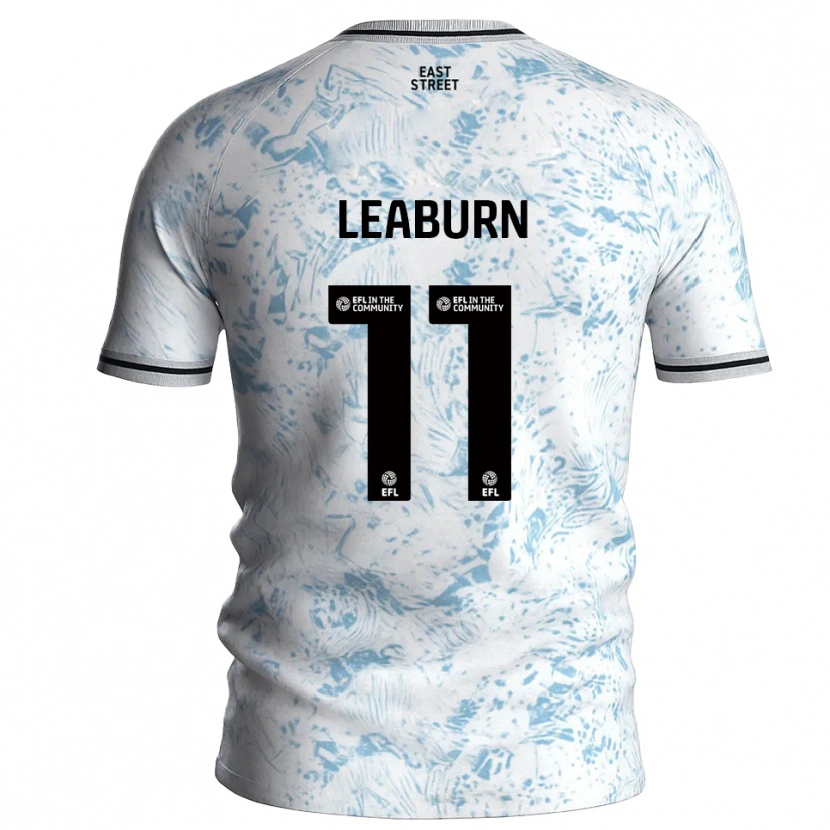 Danxen Barn Miles Leaburn #11 Hvit Himmelsblå Bortetrøye Drakt Trøye 2025/26 Skjorter T-Skjorte