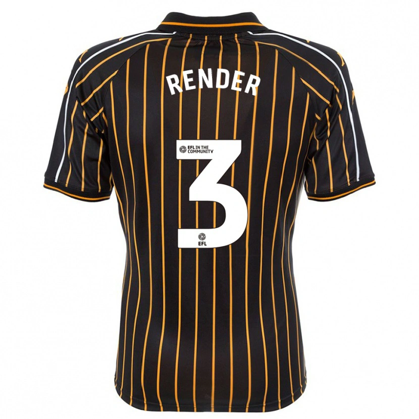 Danxen Barn Meg Render #3 Hvit Svart Bortetrøye Drakt Trøye 2025/26 Skjorter T-Skjorte