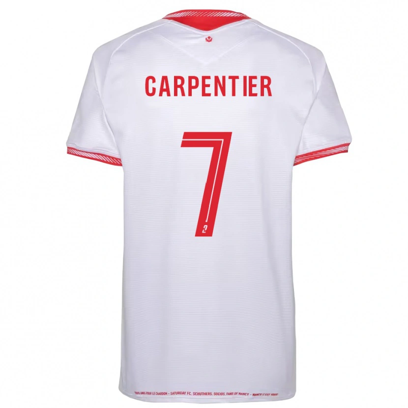 Danxen Barn Quentin Carpentier #7 Svart Rød Bortetrøye Drakt Trøye 2025/26 Skjorter T-Skjorte