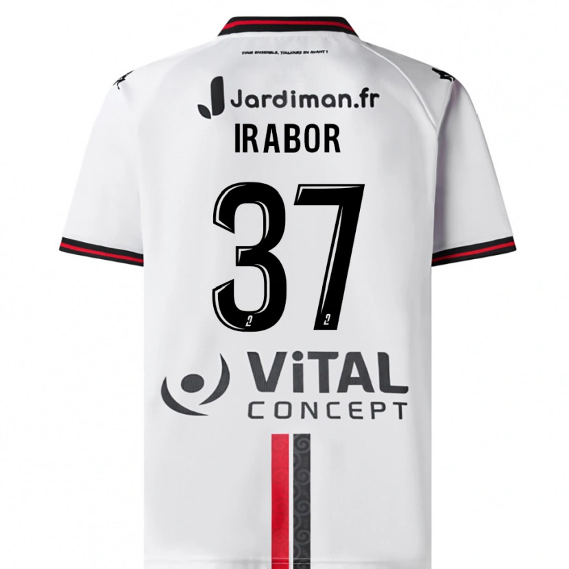 Danxen Barn Brown Irabor #37 Hvit Rød Bortetrøye Drakt Trøye 2025/26 Skjorter T-Skjorte