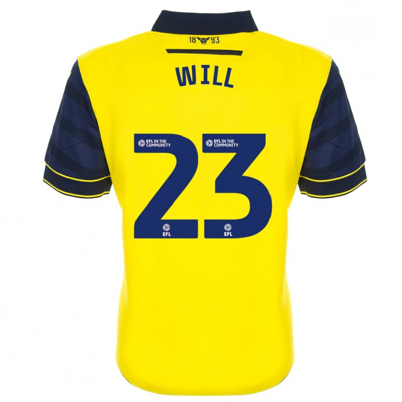 Danxen Mann Merrick Will #23 Gul Marine Hjemmetrøye Drakt Trøye 2025/26 Skjorter T-Skjorte