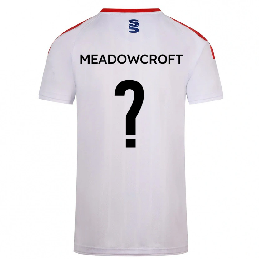 Danxen Mann Cullen Meadowcroft #0 Hvit Marine Hjemmetrøye Drakt Trøye 2025/26 Skjorter T-Skjorte