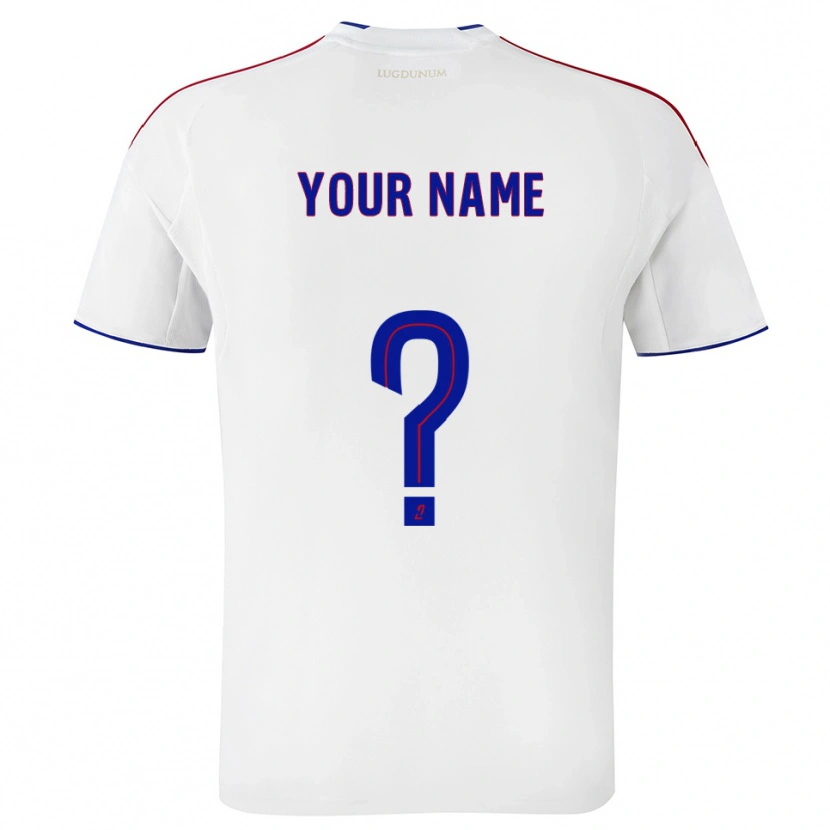 Danxen Mann Navnet Ditt #0 Hvit Rød Hjemmetrøye Drakt Trøye 2025/26 Skjorter T-Skjorte