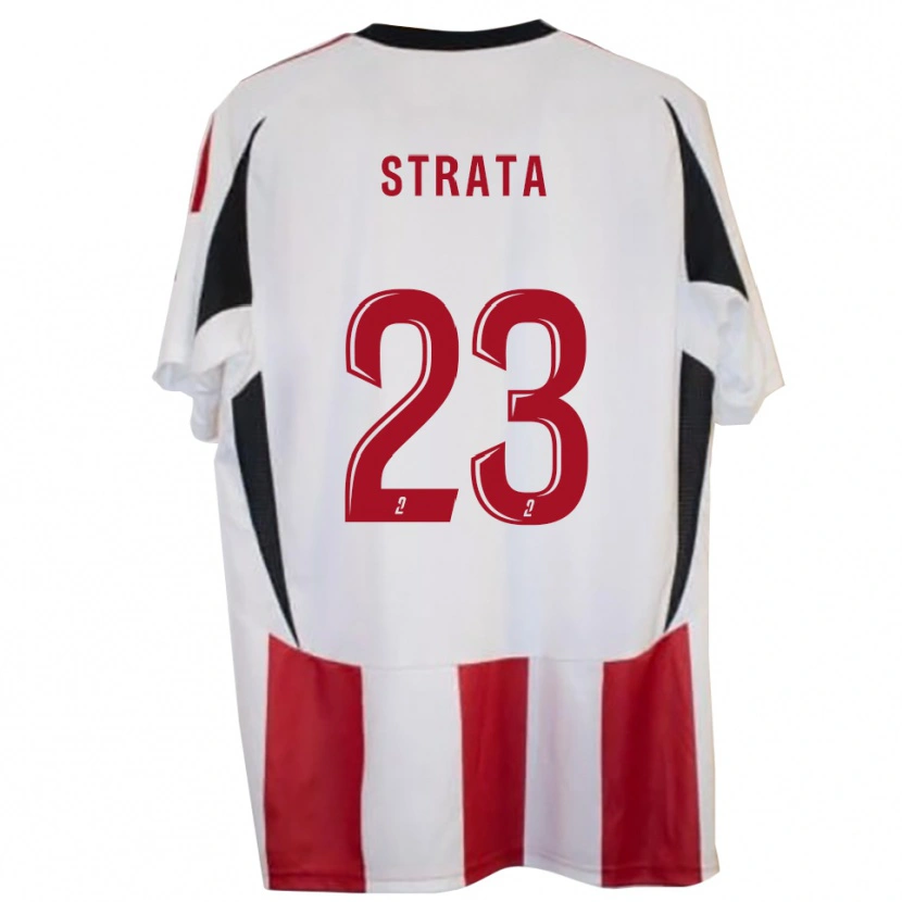 Danxen Mann Tony Strata #23 Rød Blå Hjemmetrøye Drakt Trøye 2025/26 Skjorter T-Skjorte