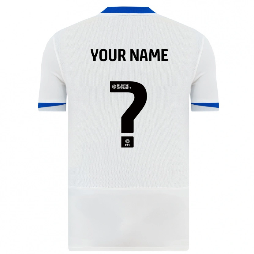 Danxen Mann Navnet Ditt #0 Hvit Svart Bortetrøye Drakt Trøye 2025/26 Skjorter T-Skjorte