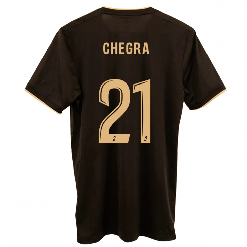 Danxen Mann Ivane Chegra #21 Blå Rød Bortetrøye Drakt Trøye 2025/26 Skjorter T-Skjorte