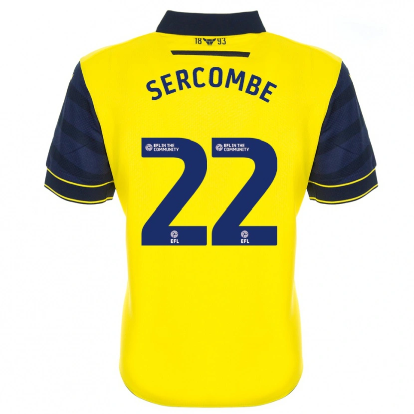Danxen Dame Paris Sercombe #22 Gul Marine Hjemmetrøye Drakt Trøye 2025/26 Skjorter T-Skjorte