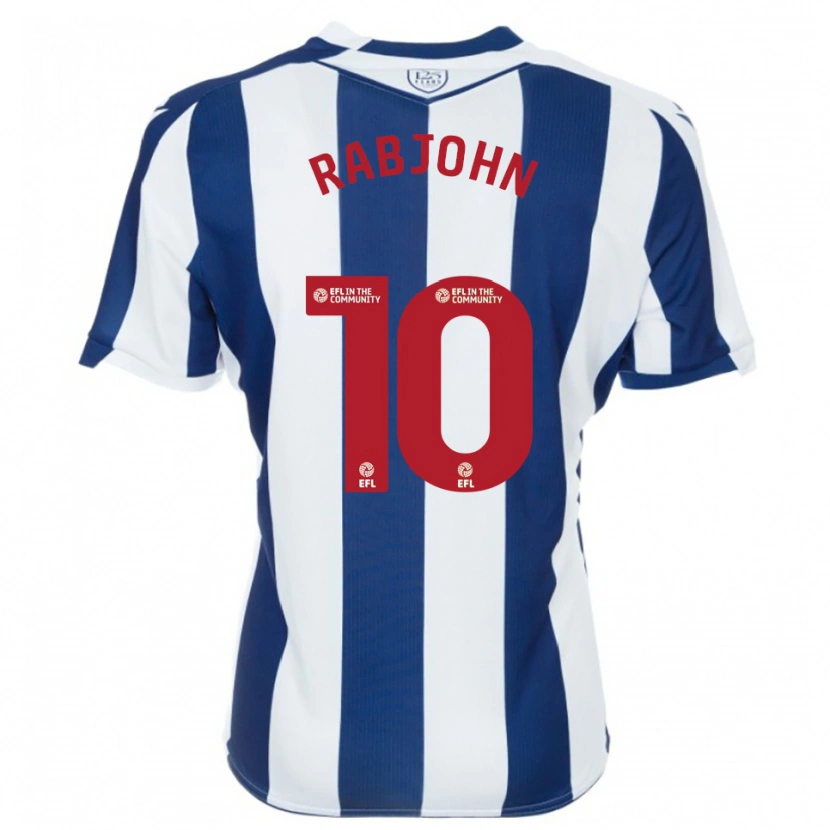 Danxen Dame Olivia Rabjohn #10 Marine Hvit Hjemmetrøye Drakt Trøye 2025/26 Skjorter T-Skjorte