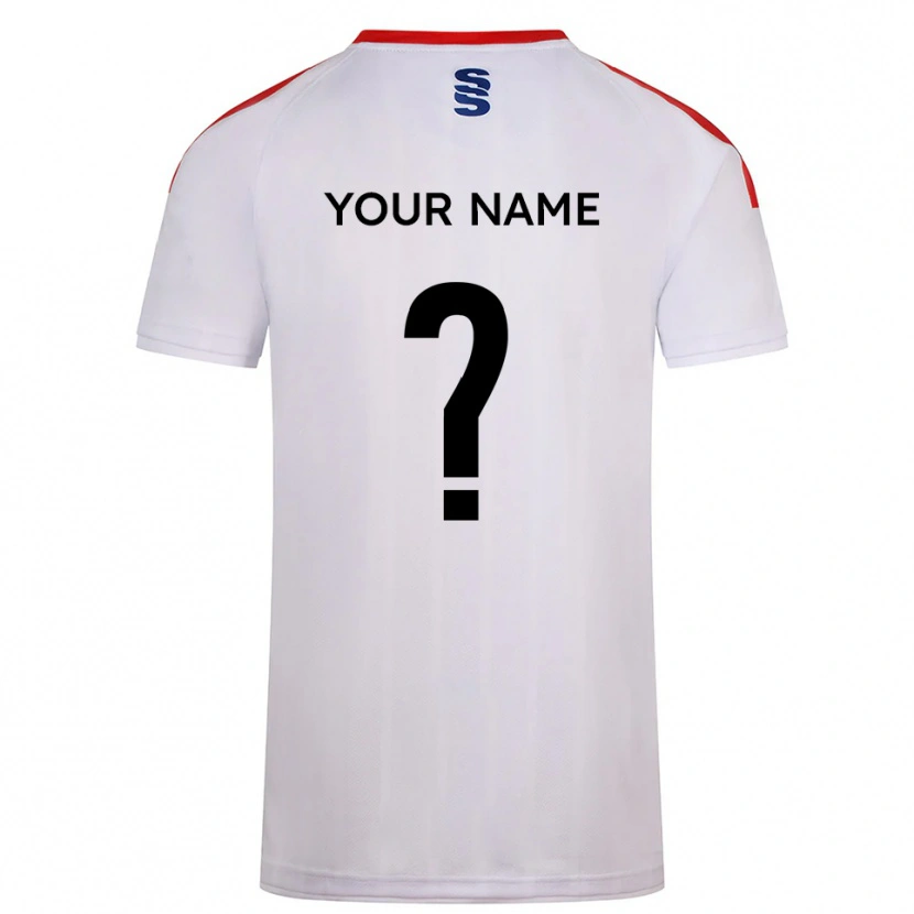 Danxen Dame Navnet Ditt #0 Hvit Marine Hjemmetrøye Drakt Trøye 2025/26 Skjorter T-Skjorte