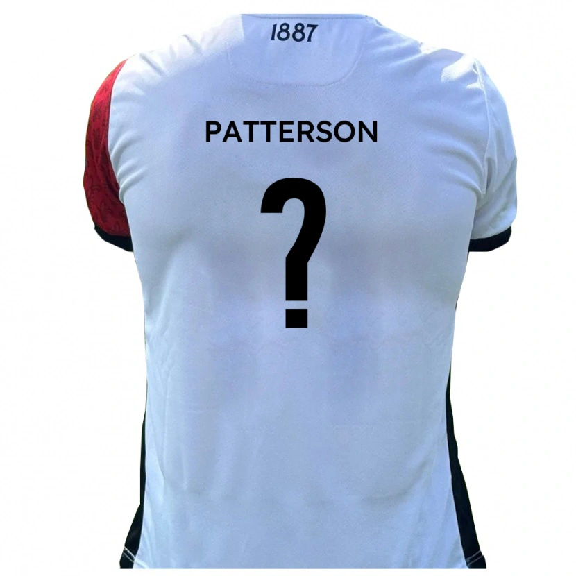 Danxen Dame Quincy Patterson #0 Rød Hvit Hjemmetrøye Drakt Trøye 2025/26 Skjorter T-Skjorte