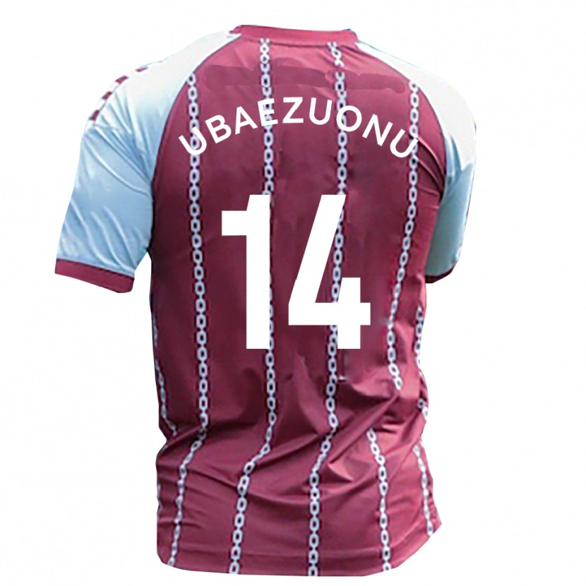 Danxen Dame Carlton Ubaezuonu #14 Himmelsblå Rustrød Hjemmetrøye Drakt Trøye 2025/26 Skjorter T-Skjorte