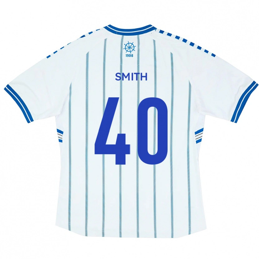 Danxen Dame Adam Smith #40 Hvit Blå Hjemmetrøye Drakt Trøye 2025/26 Skjorter T-Skjorte