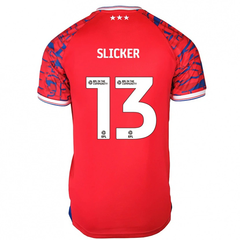 Danxen Dame Cieran Slicker #13 Rød Blå Bortetrøye Drakt Trøye 2025/26 Skjorter T-Skjorte