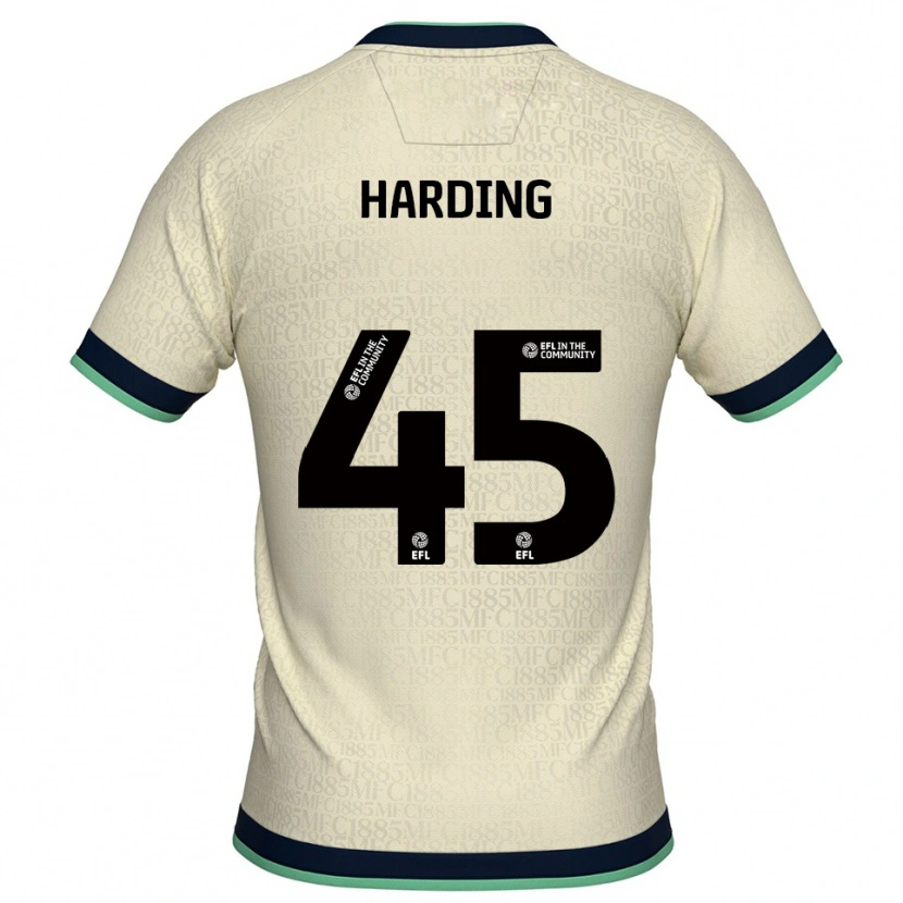 Danxen Dame Wes Harding #45 Champagne Marine Bortetrøye Drakt Trøye 2025/26 Skjorter T-Skjorte