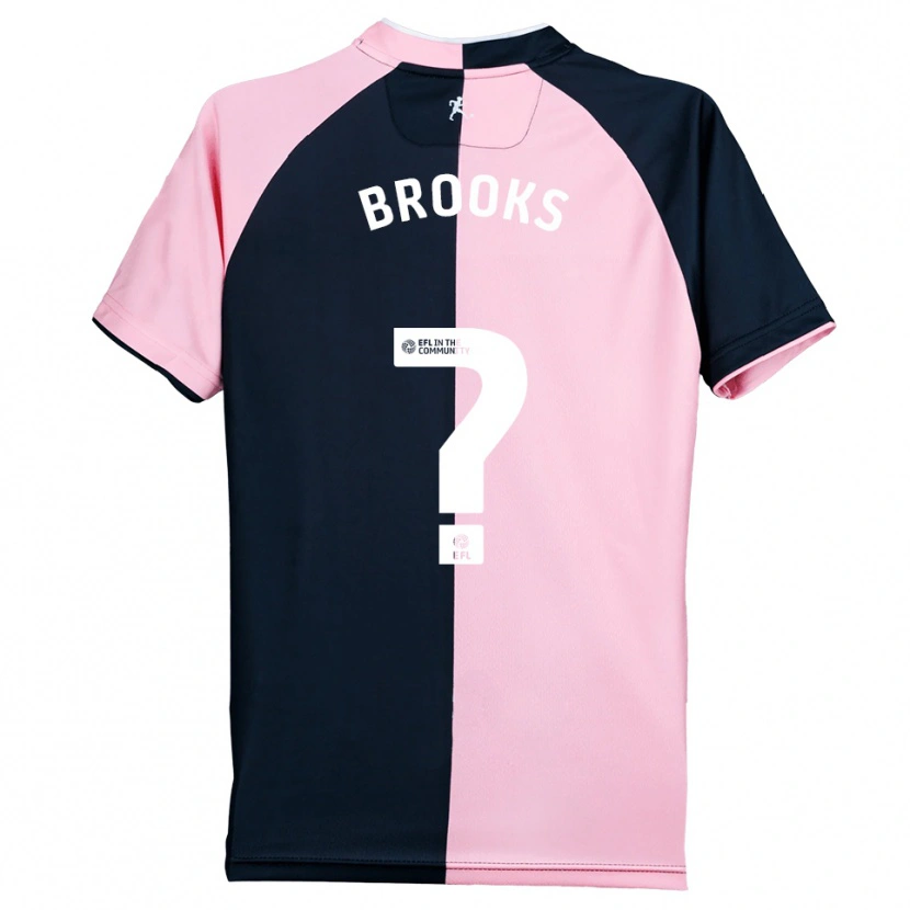 Danxen Dame Billie Brooks #0 Rosa Svart Bortetrøye Drakt Trøye 2025/26 Skjorter T-Skjorte