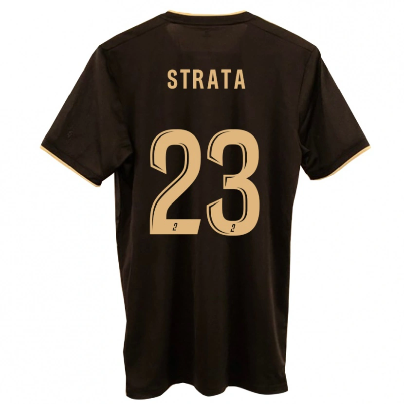 Danxen Dame Tony Strata #23 Blå Rød Bortetrøye Drakt Trøye 2025/26 Skjorter T-Skjorte