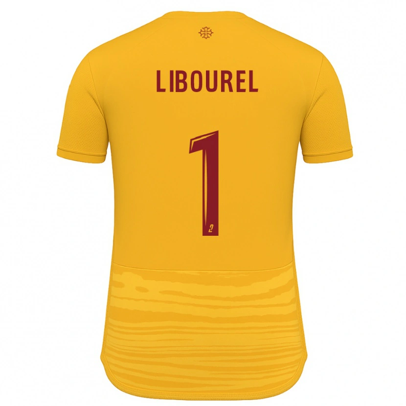 Danxen Dame Laurie Libourel #1 Oransje Burgunder Bortetrøye Drakt Trøye 2025/26 Skjorter T-Skjorte