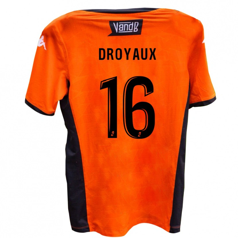 Danxen Dame Lucas Droyaux #16 Hvit Svart Bortetrøye Drakt Trøye 2025/26 Skjorter T-Skjorte