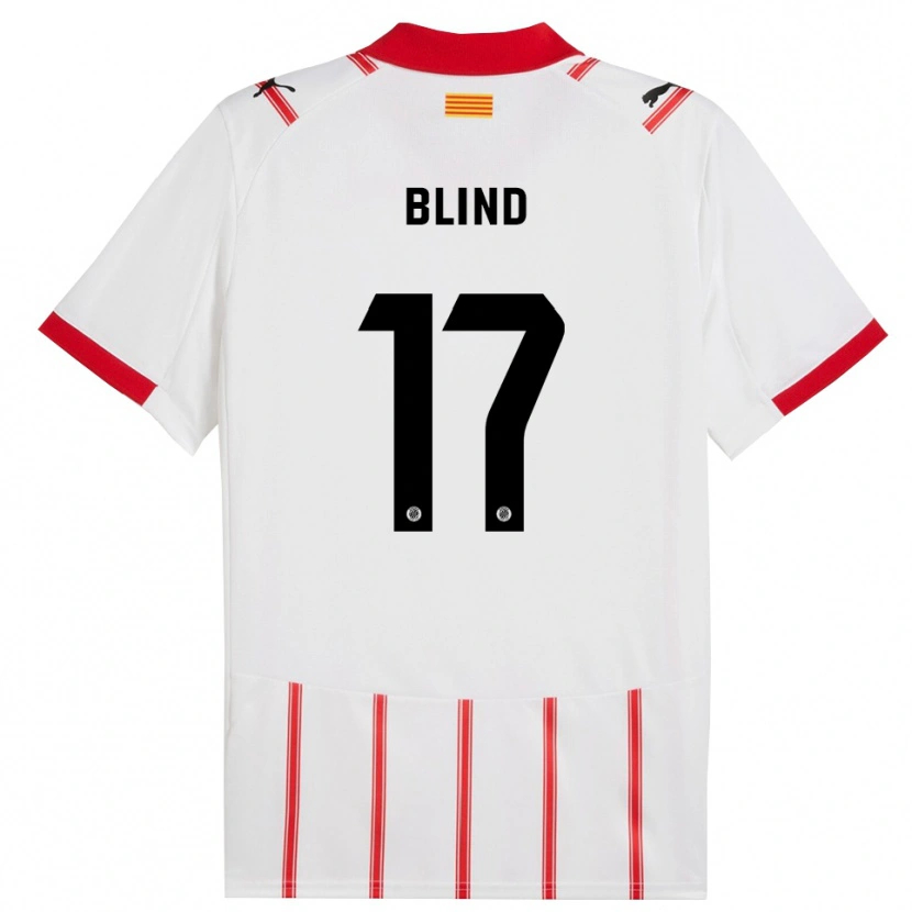 Danxen Barn Daley Blind #17 Hvit Rød Hjemmetrøye Drakt Trøye 2025/26 Skjorter T-Skjorte