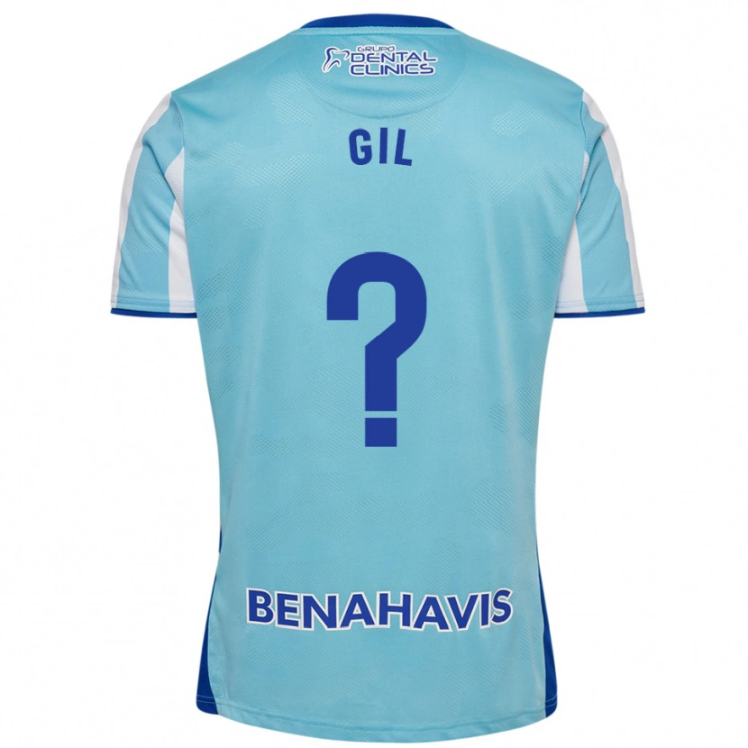 Danxen Barn José Gil #0 Lyseblå Hvit Hjemmetrøye Drakt Trøye 2025/26 Skjorter T-Skjorte