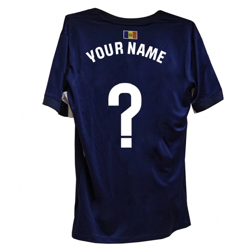 Danxen Barn Navnet Ditt #0 Marineblå Hvit Hjemmetrøye Drakt Trøye 2025/26 Skjorter T-Skjorte