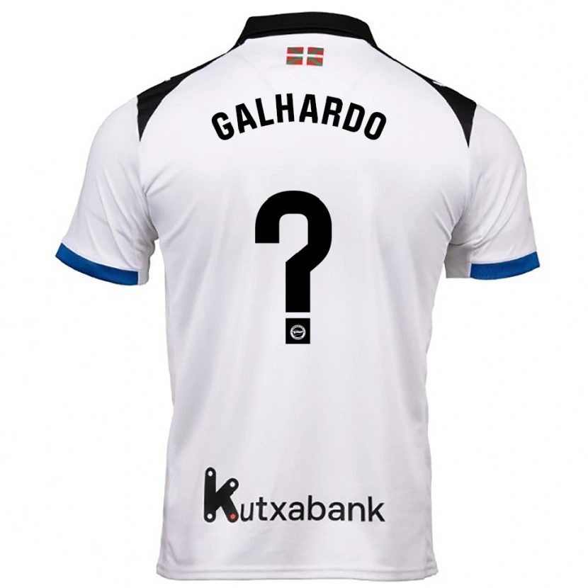 Danxen Barn Tiago Galhardo #0 Hvit Blå Bortetrøye Drakt Trøye 2025/26 Skjorter T-Skjorte