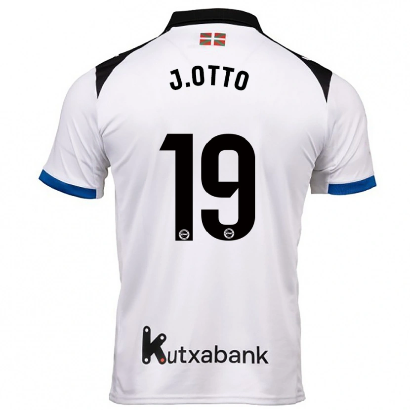 Danxen Barn Jonny Otto #19 Hvit Blå Bortetrøye Drakt Trøye 2025/26 Skjorter T-Skjorte