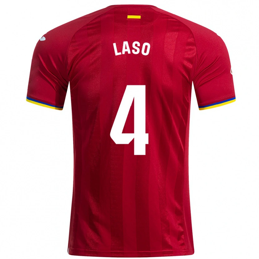 Danxen Barn Lucas Laso #4 Rød Gul Blå Bortetrøye Drakt Trøye 2025/26 Skjorter T-Skjorte