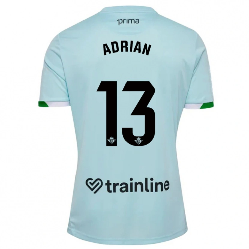 Danxen Barn Adrián #13 Lyseblå Grønn Bortetrøye Drakt Trøye 2025/26 Skjorter T-Skjorte