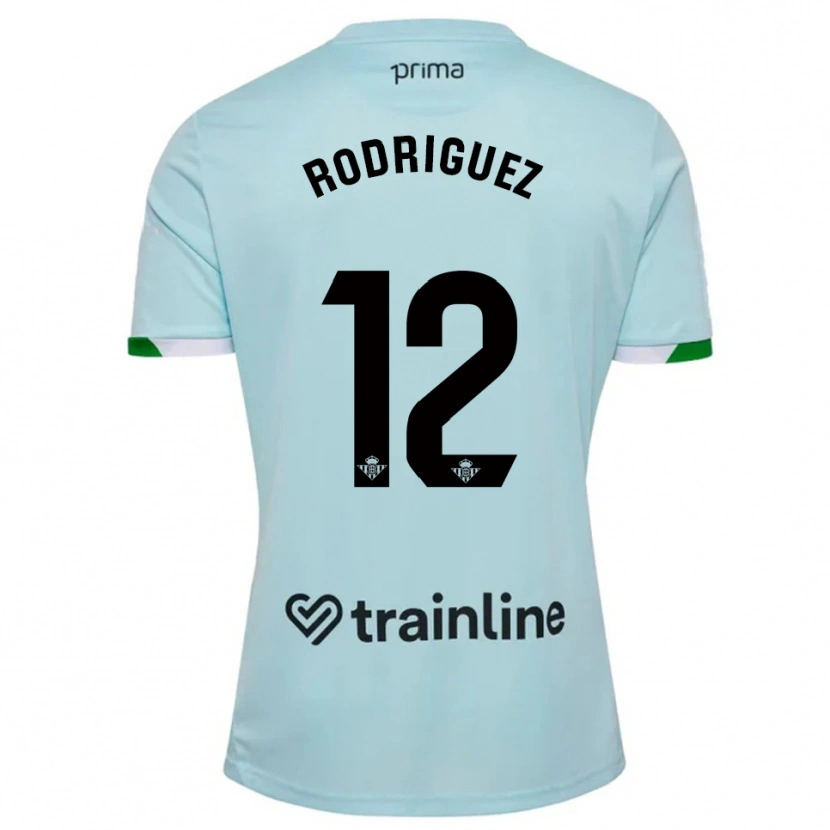 Danxen Barn Ricardo Rodríguez #12 Lyseblå Grønn Bortetrøye Drakt Trøye 2025/26 Skjorter T-Skjorte