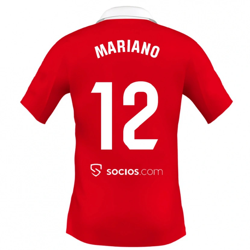 Danxen Barn Mariano Diaz #12 Rød Hvit Grå Bortetrøye Drakt Trøye 2025/26 Skjorter T-Skjorte