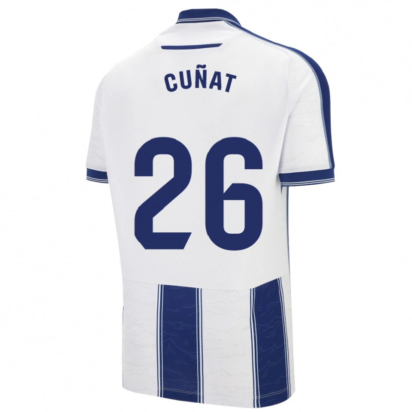 Danxen Barn Pablo Campos #26 Marineblå Hvit Bortetrøye Drakt Trøye 2025/26 Skjorter T-Skjorte